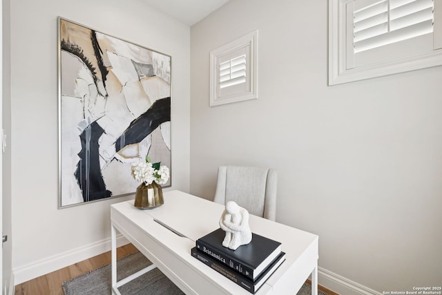 172 Katherine Ct Unit 1, San Antonio, TX 78209 - home office featuring wood finished floors and baseboards
