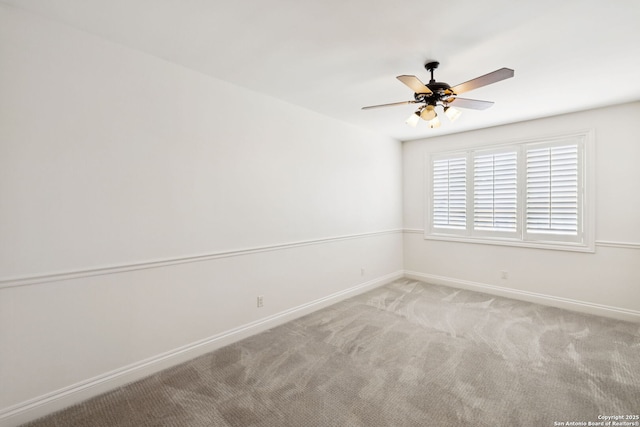 172 Katherine Ct Unit 1, San Antonio, TX 78209 - spare room with baseboards, ceiling fan, and light carpet