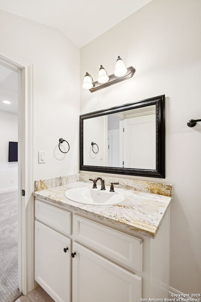 172 Katherine Ct Unit 1, San Antonio, TX 78209 - bathroom featuring vanity and baseboards