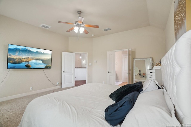 7027 Laura Hts, Schertz, TX 78154 - bedroom featuring carpet flooring, baseboards, and a ceiling fan