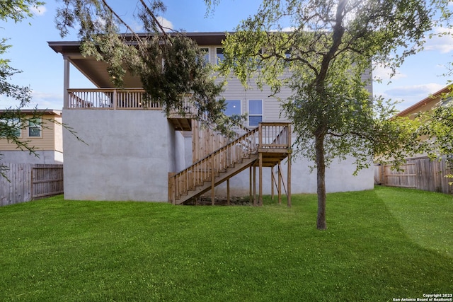 418 Sundance Way, San Antonio, TX 78253 - back of house featuring stairway