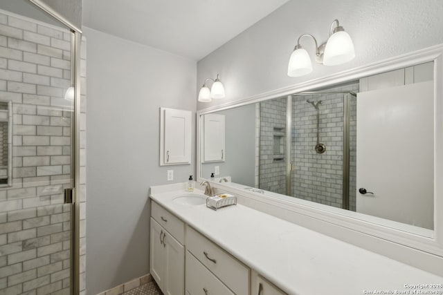 107-A Ruelle Unit 107-A, San Antonio, TX 78209 - full bathroom with a shower stall and vanity