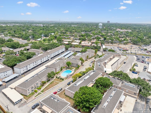 107-A Ruelle Unit 107-A, San Antonio, TX 78209 - aerial view of a pool