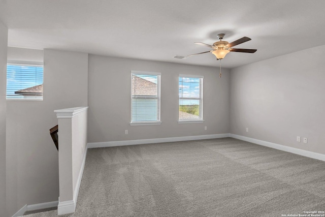 6538 Scooby Acres, San Antonio, TX 78108 - carpeted spare room with a ceiling fan and baseboards