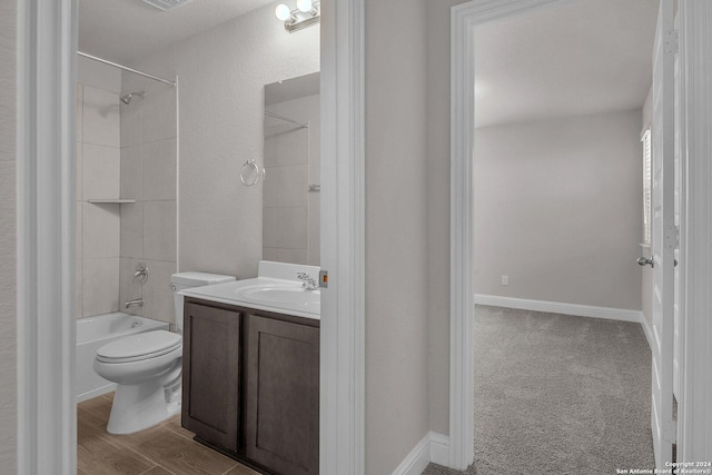 6538 Scooby Acres, San Antonio, TX 78108 - full bathroom featuring toilet, vanity, and bathing tub / shower combination