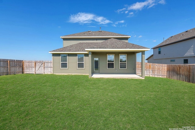 6538 Scooby Acres, San Antonio, TX 78108 - back of property featuring a patio and roof with shingles