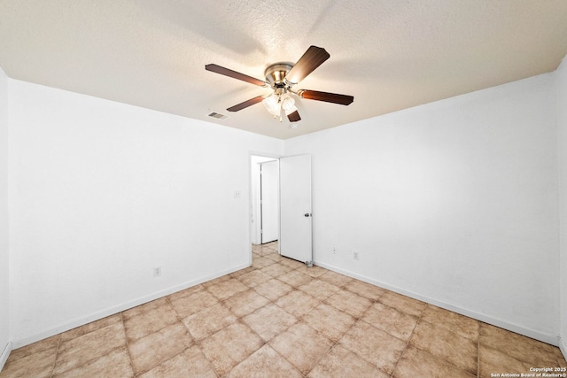 9014 Camino Rey, San Antonio, TX 78245 - spare room featuring ceiling fan, baseboards, and tile patterned floors
