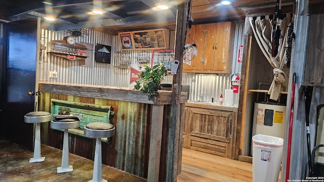 218 E Antonio, Uvalde, TX 78801 - bar area with wood finished floors