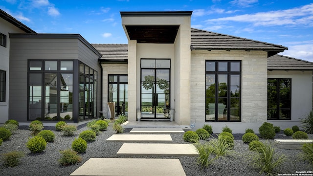 121 Greystone Pt, Boerne, TX 78006 - entrance to property featuring stone siding and stucco siding