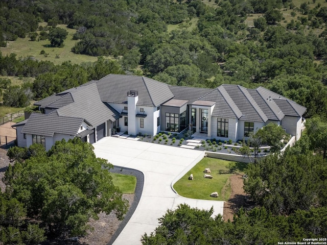 121 Greystone Pt, Boerne, TX 78006 - view of subject property featuring a forest
