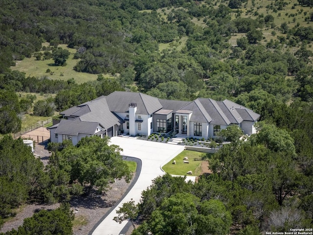 121 Greystone Pt, Boerne, TX 78006 - view from above of property featuring a forest