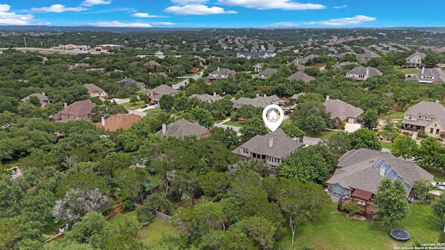 27711 Woodway Bnd, Boerne, TX 78006 - aerial overview of property's location with nearby suburban area