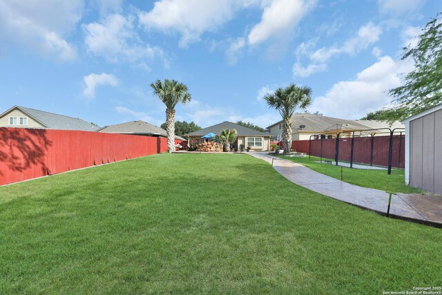 5327 Gemsbuck Chase, San Antonio, TX 78251 - view of yard