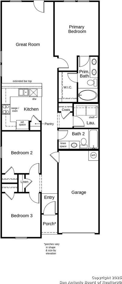 4534 Gato Calico Dr, San Antonio, TX 78222 - home floor plan