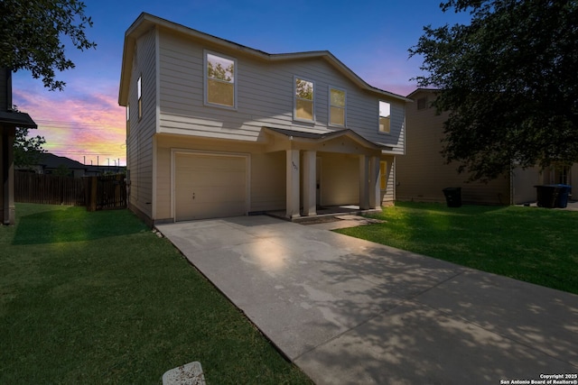 9423 Maraval Crk, San Antonio, TX 78245 - traditional home with a garage and concrete driveway