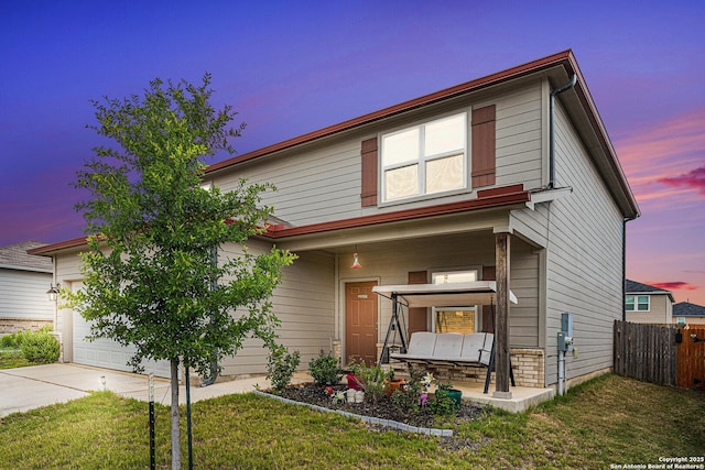 7129 Pisces, Converse, TX 78109 - view of front of property with concrete driveway