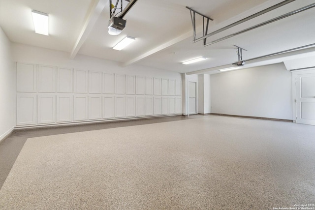 23510 Avila, San Antonio, TX 78255 - garage with a garage door opener and baseboards