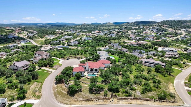 23510 Avila, San Antonio, TX 78255 - aerial perspective of suburban area featuring mountains