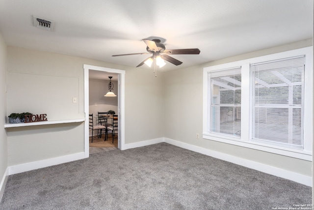 305 Kendalia, San Antonio, TX 78214 - carpeted spare room with ceiling fan and baseboards
