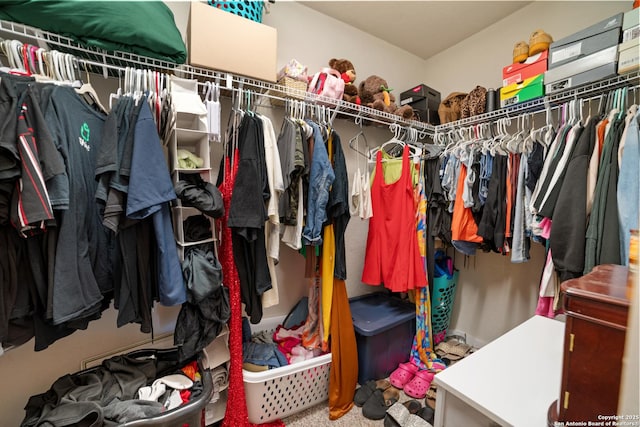 6907 Emerald Vly, San Antonio, TX 78242 - spacious closet with carpet floors