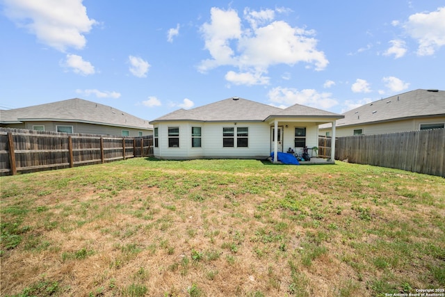 6907 Emerald Vly, San Antonio, TX 78242 - rear view of property with a patio