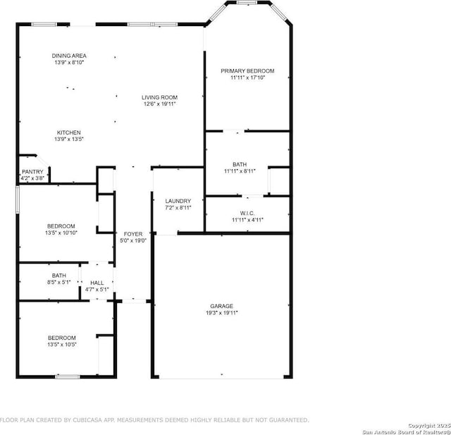 6907 Emerald Vly, San Antonio, TX 78242 - home floor plan