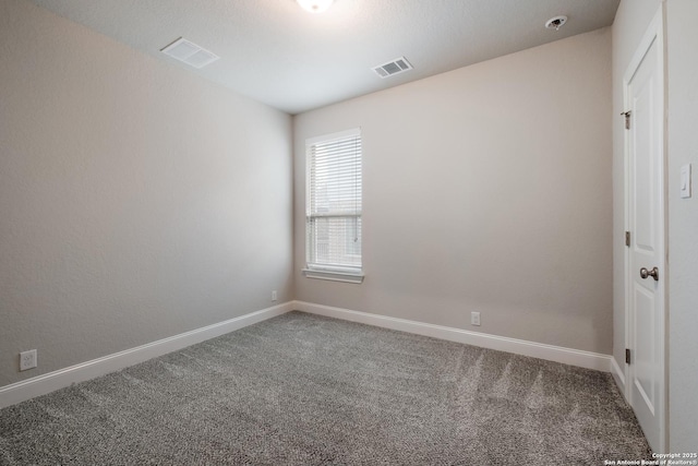 25448 River Ledge, San Antonio, TX 78255 - carpeted empty room with baseboards and a pendent fire sprinkler