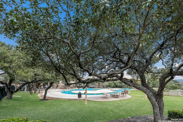 25448 River Ledge, San Antonio, TX 78255 - view of pool with a patio area