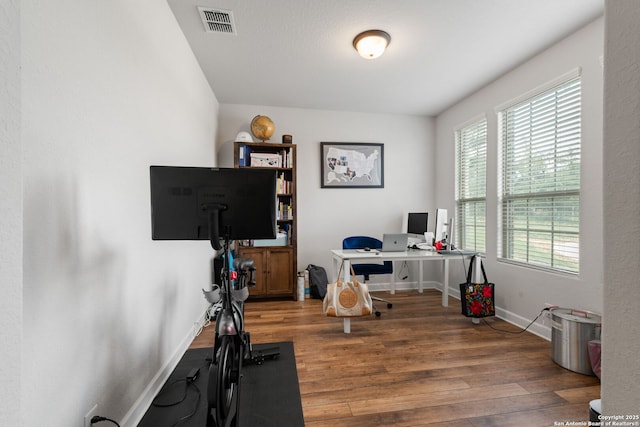 375 Sonata Cyn, Spring Branch, TX 78070 - home office with wood finished floors and baseboards