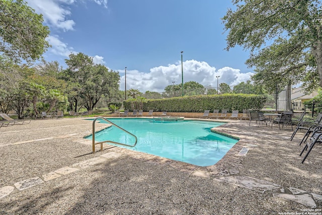 8517 Echo Crk, San Antonio, TX 78240 - community pool featuring a patio
