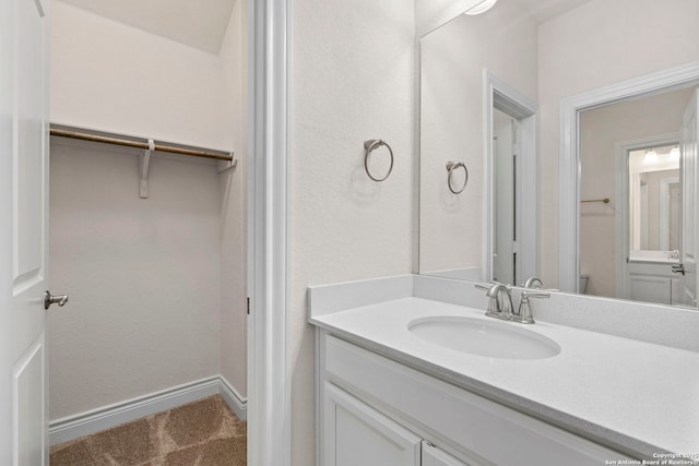 3082 Bright Skies, San Antonio, TX 78261 - bathroom featuring vanity and baseboards
