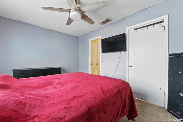 2435 Westgard, San Antonio, TX 78245 - carpeted bedroom with ceiling fan