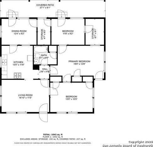 1001 Mason, San Antonio, TX 78208 - property floor plan
