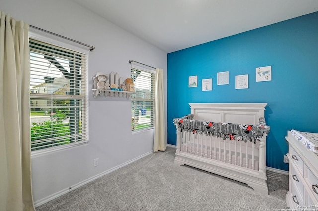 14468 Gecko Lndg, San Antonio, TX 78253 - carpeted bedroom with a nursery area and baseboards