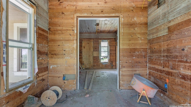 160 E Klein, New Braunfels, TX 78130 - miscellaneous room with wood walls
