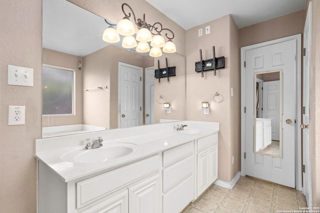 4222 Manitou Bay, San Antonio, TX 78259 - full bath with double vanity and baseboards