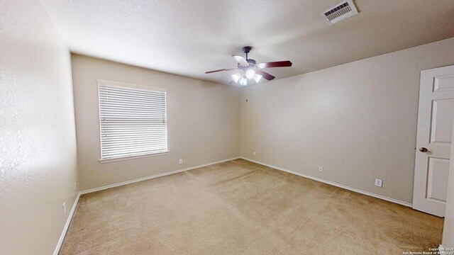 545 Triple Crown, Schertz, TX 78108 - carpeted empty room featuring ceiling fan and baseboards