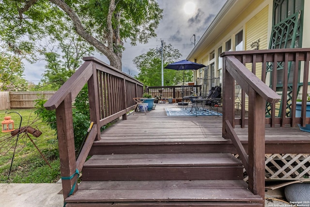 225 W Humphreys, Seguin, TX 78155 - view of wooden deck