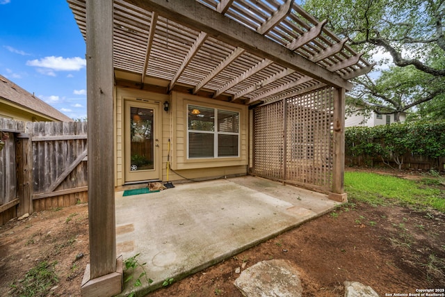 7459 Eagle Ledge, San Antonio, TX 78249 - view of patio with a pergola