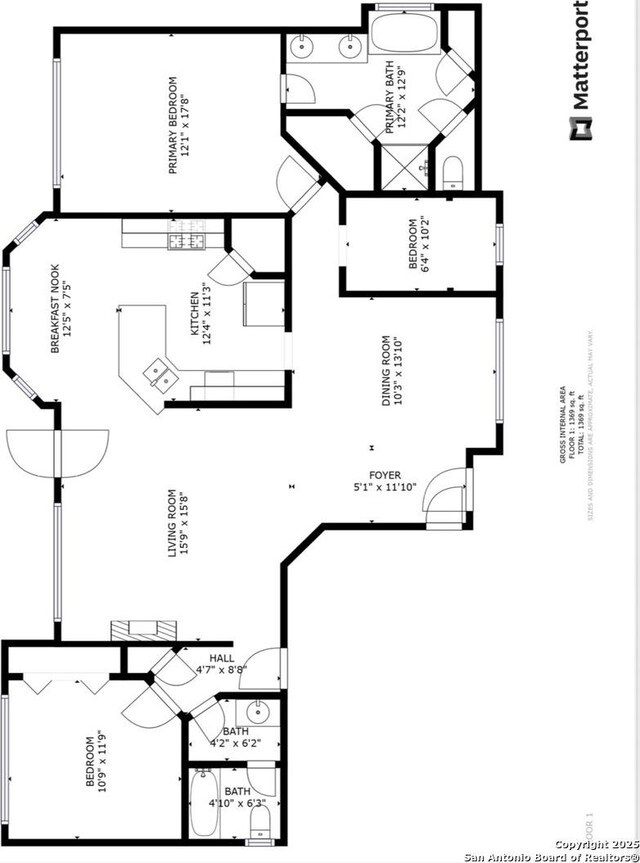 821 Lakeview, Canyon Lake, TX 78133 - room layout