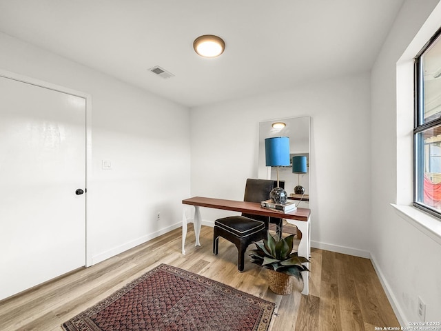 1412 Laurie, Canyon Lake, TX 78133 - office featuring wood finished floors and baseboards