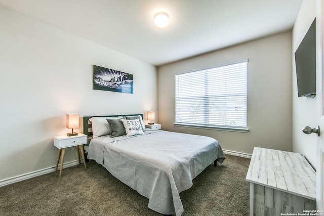 7610 Eclipse Mark, San Antonio, TX 78252 - bedroom featuring dark colored carpet and baseboards
