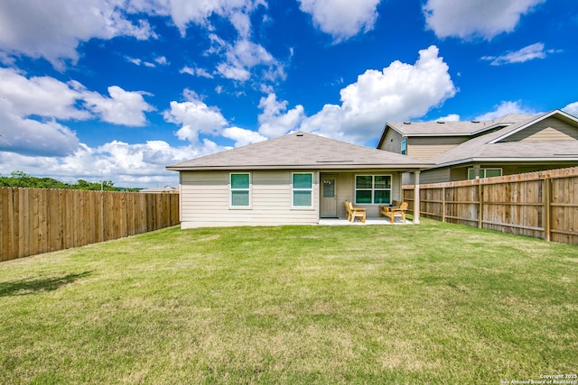 7610 Eclipse Mark, San Antonio, TX 78252 - back of property with a patio area