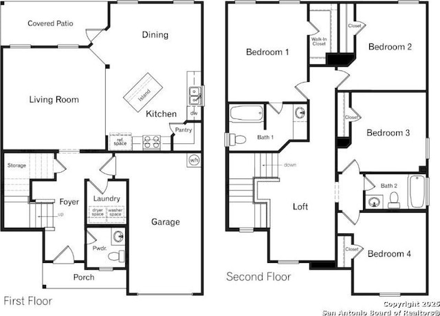 15302 Smoky Honeyeater, San Antonio, TX 78253 - home floor plan