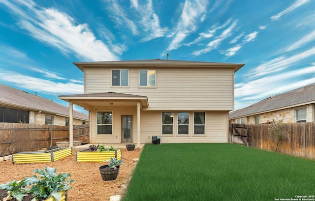 267 Oak Crk, New Braunfels, TX 78130 - back of house featuring a garden