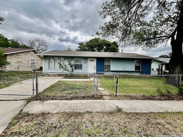 8630 Elk Runner, San Antonio, TX 78242 - ranch-style house with a gate