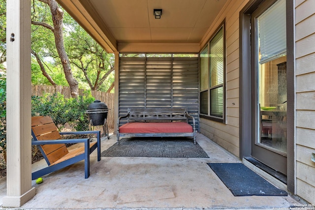 25702 Willard Path, San Antonio, TX 78261 - view of patio / terrace featuring a grill
