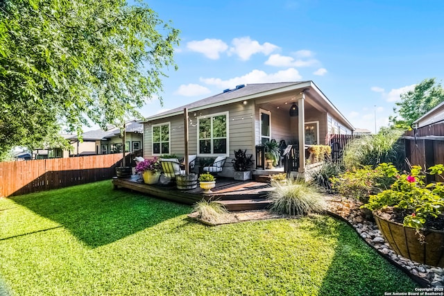 891 Noel, New Braunfels, TX 78130 - back of house with a deck
