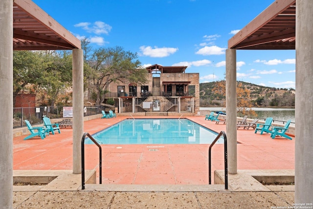 1006 Guadalupe St Unit 1B, Kerrville, TX 78028 - community pool featuring a patio