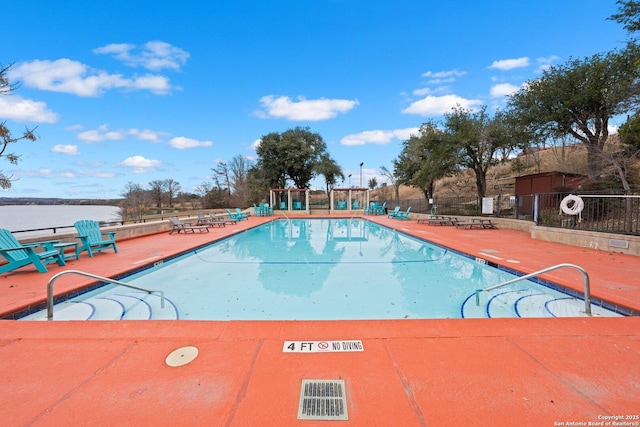 1006 Guadalupe St Unit 1B, Kerrville, TX 78028 - community pool with a patio area